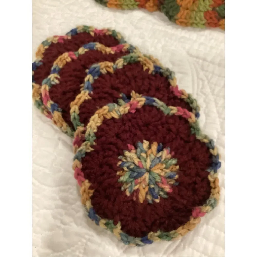 Crochet Coaster Set 4 Piece